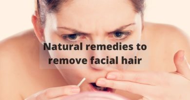 Natural remedies to remove facial hair