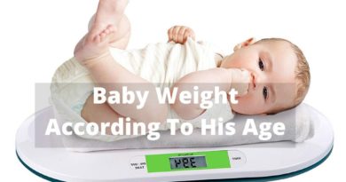 baby weight according to his age