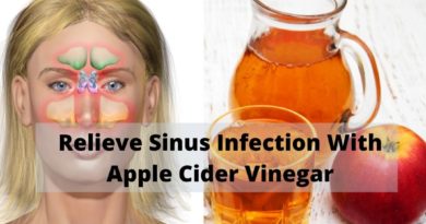 Relieve Sinus Infection With Apple Cider Vinegar