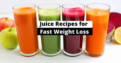 Juice Recipes for Fast Weight Loss