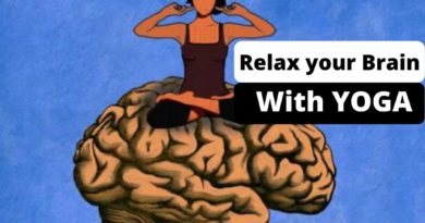 Brain relax with yoga