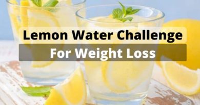 Lemon Water Challenge for weight loss