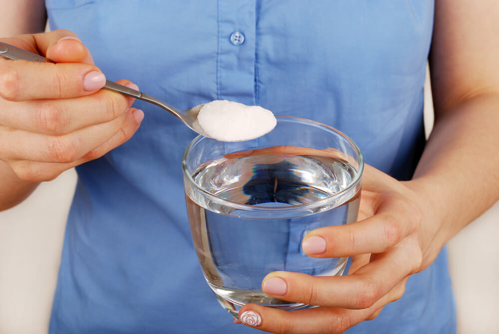 Baking soda rinse