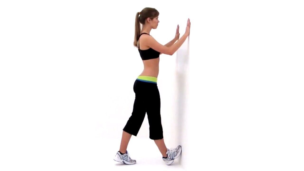 Standing calf stretch