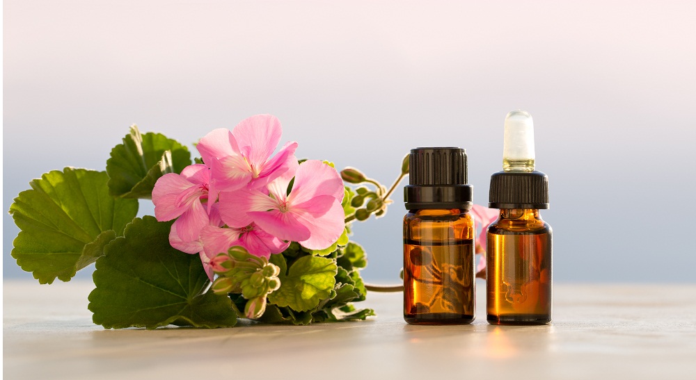 geranium essential oil for foot pain