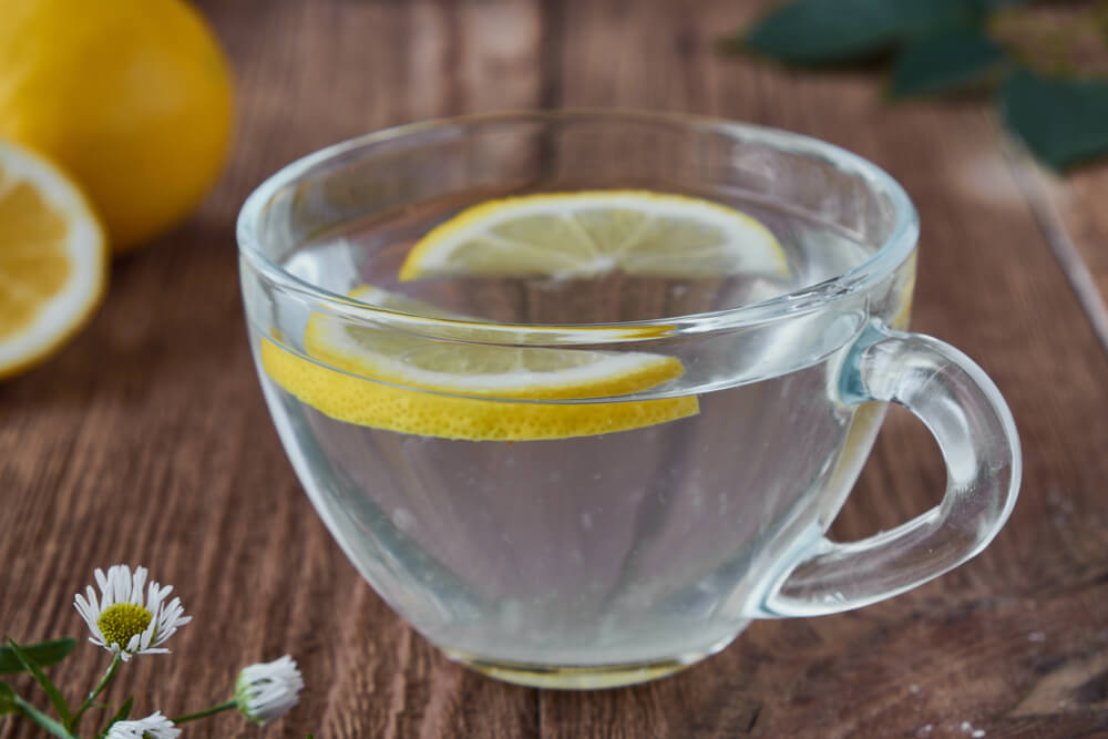 warm water with lemon