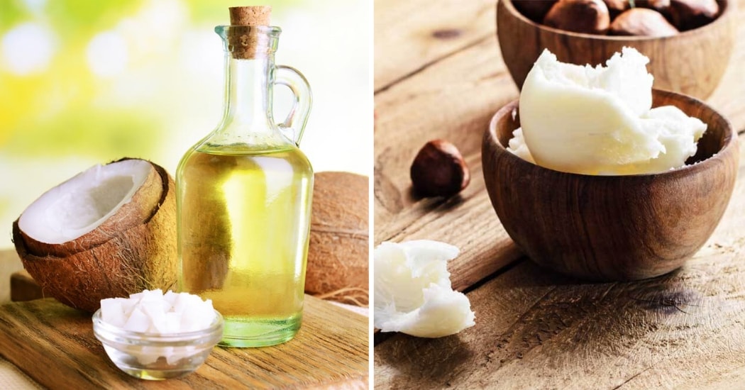 Coconut Oil for Skin with Shea Butter for eczema