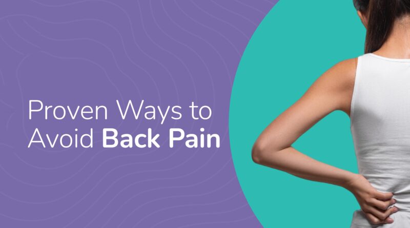 Tips to prevent back pain